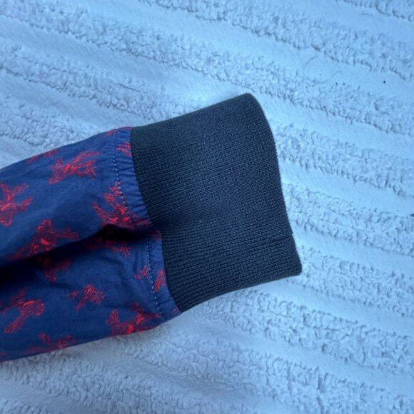 Risto Womens Navy Evil Tree Tulip Back Shirt Tunic Small 100% Cotton Long Sleeve - Picture 10 of 10